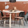 Hot WOOOD Uitschuifbare Ronde Eettafel Lange Jan 120 x 120-200cm, kleur Eiken
