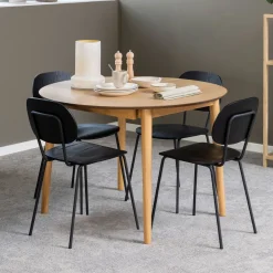 Best Bendt Uitschuifbare Ronde Eettafel Montreux Eiken