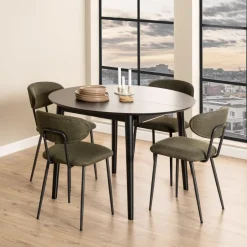 Best Bendt Uitschuifbare Ronde Eettafel Montreux Eiken