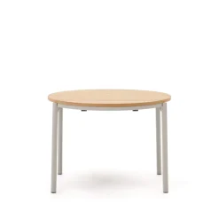 Outlet Kave Home Uitschuifbare Ronde Eettafel Montuiri 90-170 x 90cm