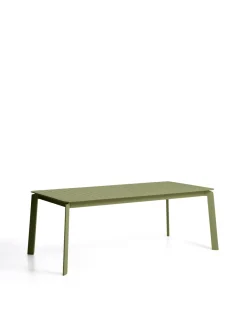 Hot Kave Home Uitschuifbare Tuintafel Brela 205/287 x 100cm, kleur Groen