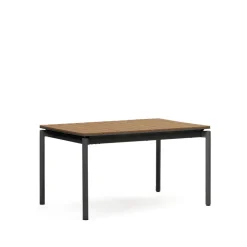 Hot Kave Home Uitschuifbare Tuintafel Canyelles kleur Naturel/ Zwart