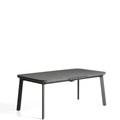 Best Kave Home Uitschuifbare Tuintafel Izola kleur Donkergrijs