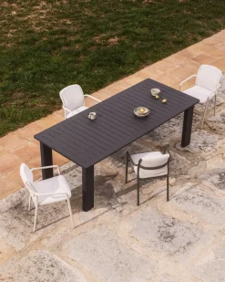 Hot Kave Home Uitschuifbare Tuintafel Livorno 233/350 x 100cm
