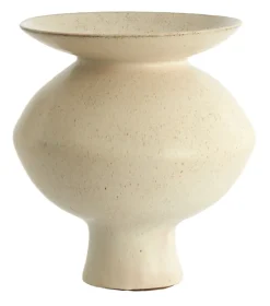 Online Light & Living Vaas Ajuda Keramiek, 34cm Cru00e8me