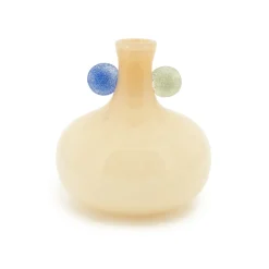 New By-Boo Vaas Alegre Mondgeblazen glas, kleur Beige