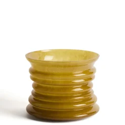 Kave Home Vaas Ambere 20cm, kleur Geel