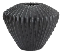 New Light & Living Vaas Cacti 45cm hoog Mat Zwart