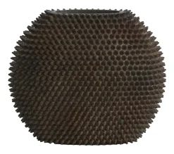 Discount Light & Living Vaas Caldras kleur Bruin