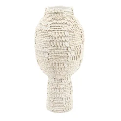 Sale By-Boo Vaas Cerra Resin Beige