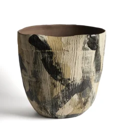 New Kave Home Vaas Dirva Keramiek Bruin