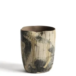 New Kave Home Vaas Dirva Keramiek Bruin