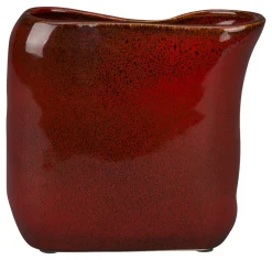 Hot Dutchbone Vaas Edna 18cm, kleur Rood