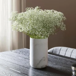 New Zuiver Vaas Fajen Marmer, 25cm hoog