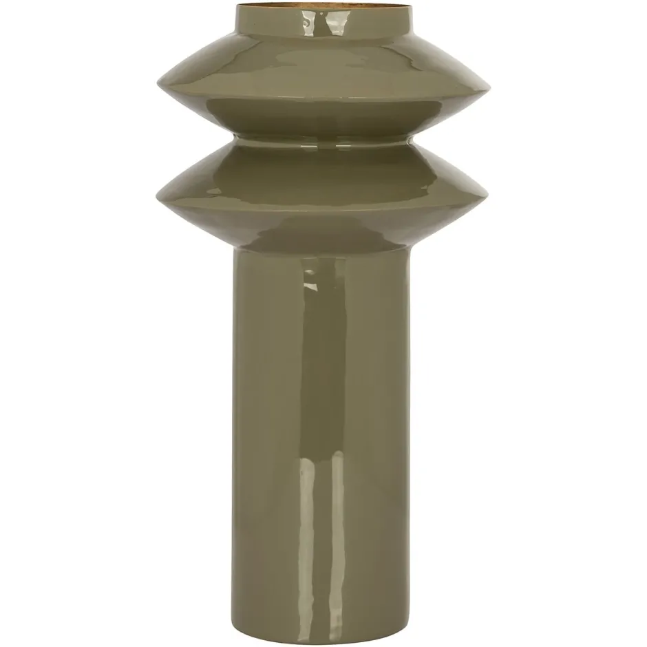 Sale Richmond Interiors Vaas Flora 41cm hoog, kleur Groen