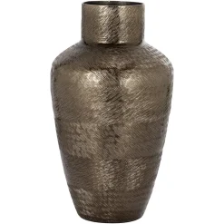 Best Richmond Interiors Vaas Joah 29cm hoog, kleur Rookzwart