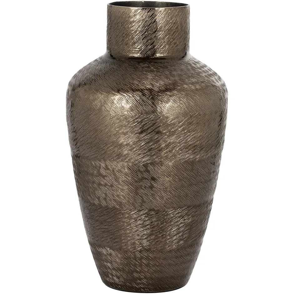 Best Richmond Interiors Vaas Joah 29cm hoog, kleur Rookzwart