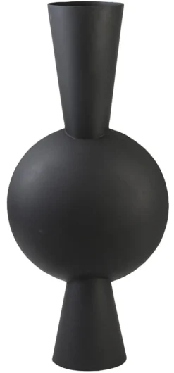 Outlet Light & Living Vaas Kavandu kleur Mat Zwart