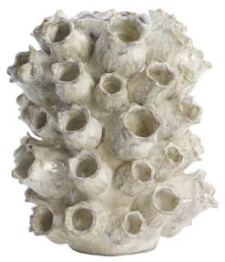 Discount Light & Living Vaas Keiki Keramiek, 32cm hoog Zand