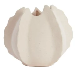 Clearance Light & Living Vaas Kelapa Keramiek, 23cm Cru00e8me