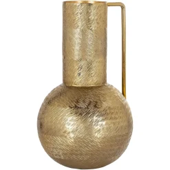 Online Richmond Interiors Vaas Leia 31cm hoog, kleur Goud