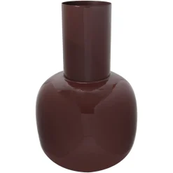 Online Richmond Interiors Vaas Lily 51cm, kleur Sable Brown Bruinrood