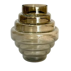 Clearance Richmond Interiors Vaas Liosa 23cm, kleur Smoke