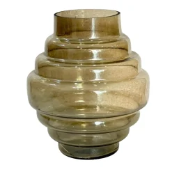 Outlet Richmond Interiors Vaas Liosa 32cm, kleur Smoke