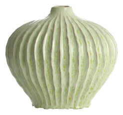 New Light & Living Vaas Lorito Keramiek, 30cm, kleur Mintgroen