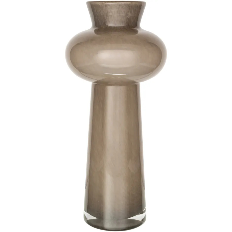 Outlet Richmond Interiors Vaas Lunor 42cm, kleur Taupe