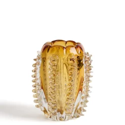 Outlet Kave Home Vaas Nicora Glas, kleur Oranje