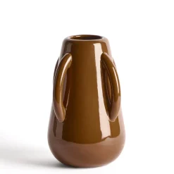 Online Kave Home Vaas Odra Keramiek, kleur Bruin