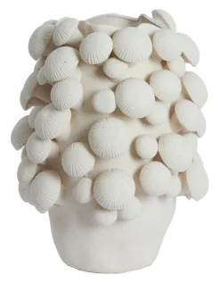 Sale Light & Living Vaas Plentzia Keramiek, kleur Mat Crème