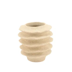 Hot By-Boo Vaas Riva Resin Wit