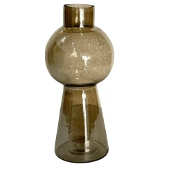 Clearance Richmond Interiors Vaas Sera 39cm, kleur Smoke