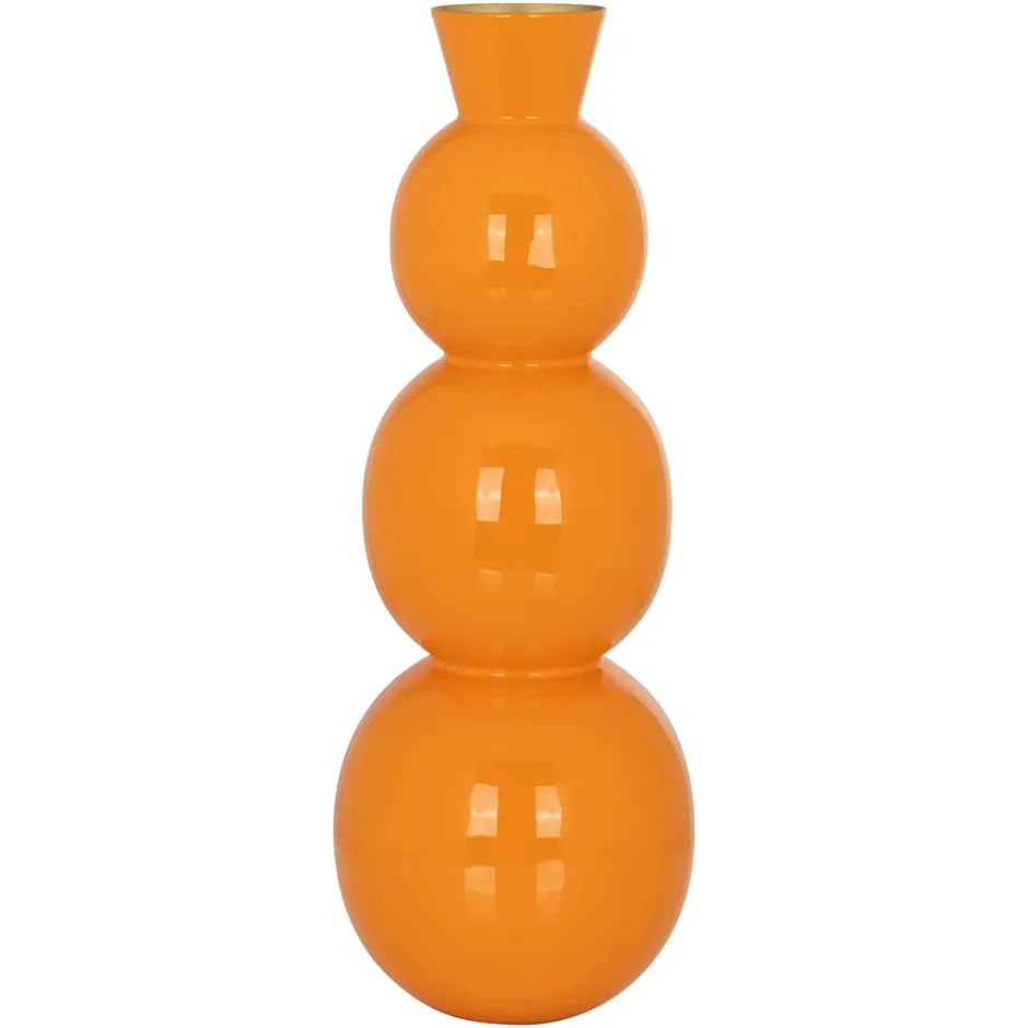 Outlet Richmond Interiors Vaas Sorrel 48cm hoog, kleur Oranje