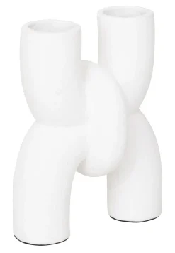 Sale MUST Living Vaas Spiral Terracotta, 38cm, kleur Wit