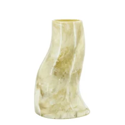 Hot By-Boo Vaas Stonea Marmerlook, 34cm Groen