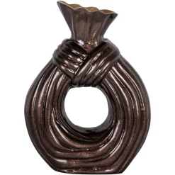 New Richmond Interiors Vaas Suen kleur Donkerbruin