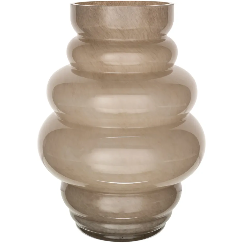 Richmond Interiors Vaas Velora 32cm, kleur Taupe