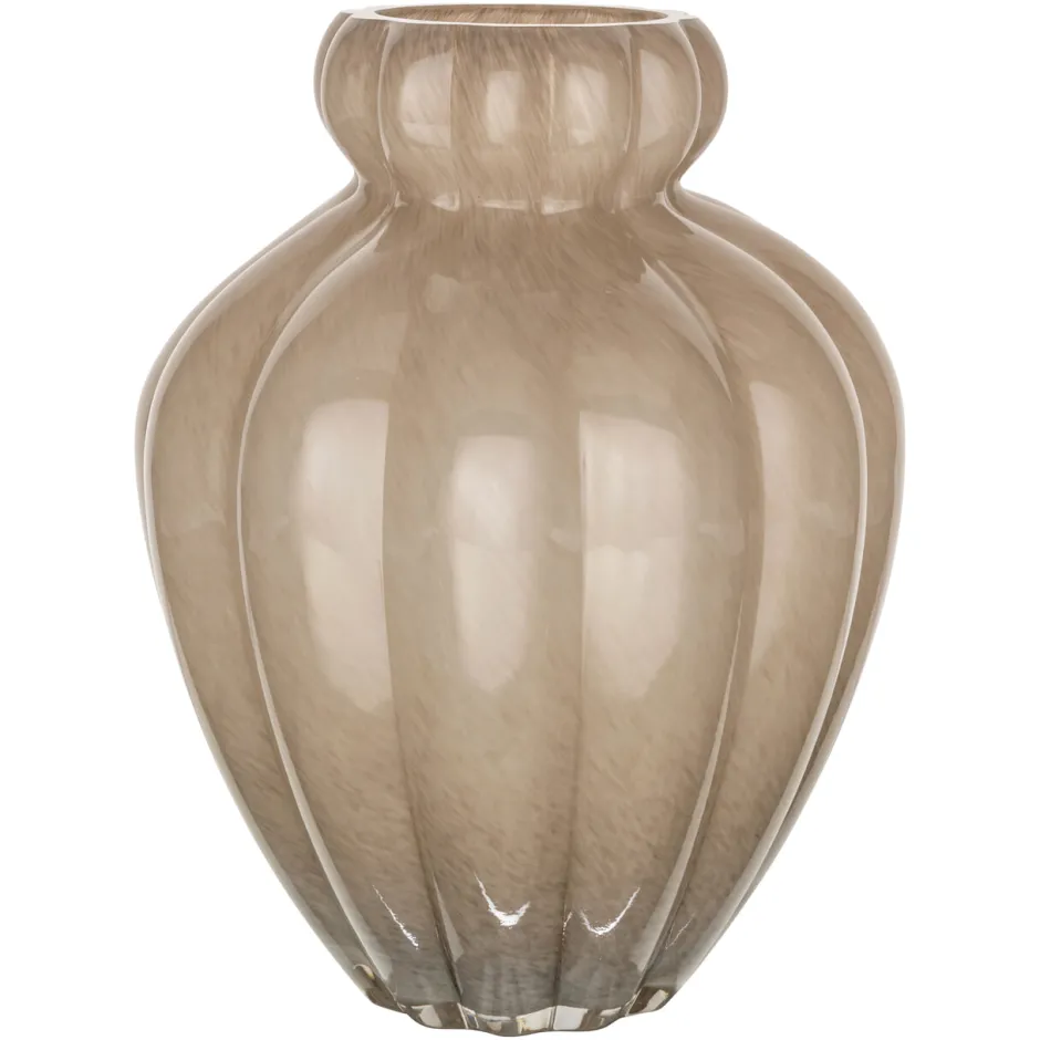 Online Richmond Interiors Vaas Velora 28cm, kleur Taupe