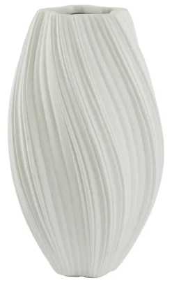 Online Light & Living Vaas Yatung kleur Crème Cru00e8me