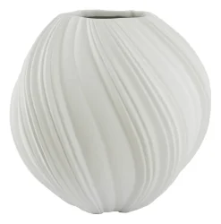 Online Light & Living Vaas Yatung kleur Crème Cru00e8me