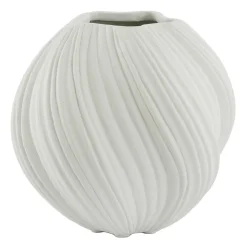 Online Light & Living Vaas Yatung kleur Crème Cru00e8me