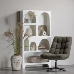 Clearance WOOOD Vakkenkast Caz kleur Wit