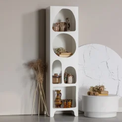 Clearance WOOOD Vakkenkast Caz kleur Wit