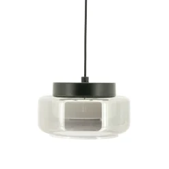 By-Boo Verstelbare Hanglamp Pivot Glas Grijs