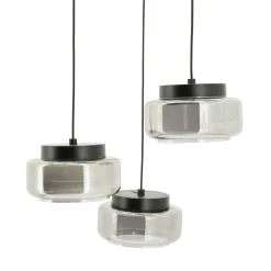 Outlet By-Boo Verstelbare Hanglamp Pivot Glas Grijs