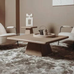 Tower Living Vierkante Salontafel Asti Mangohout, 90 x 90cm