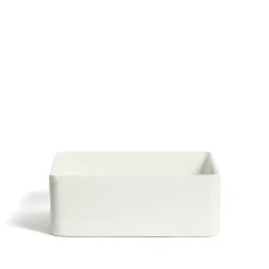 Best Kave Home Vierkante Waskom Ovara Keramiek, 36 x 36cm Wit